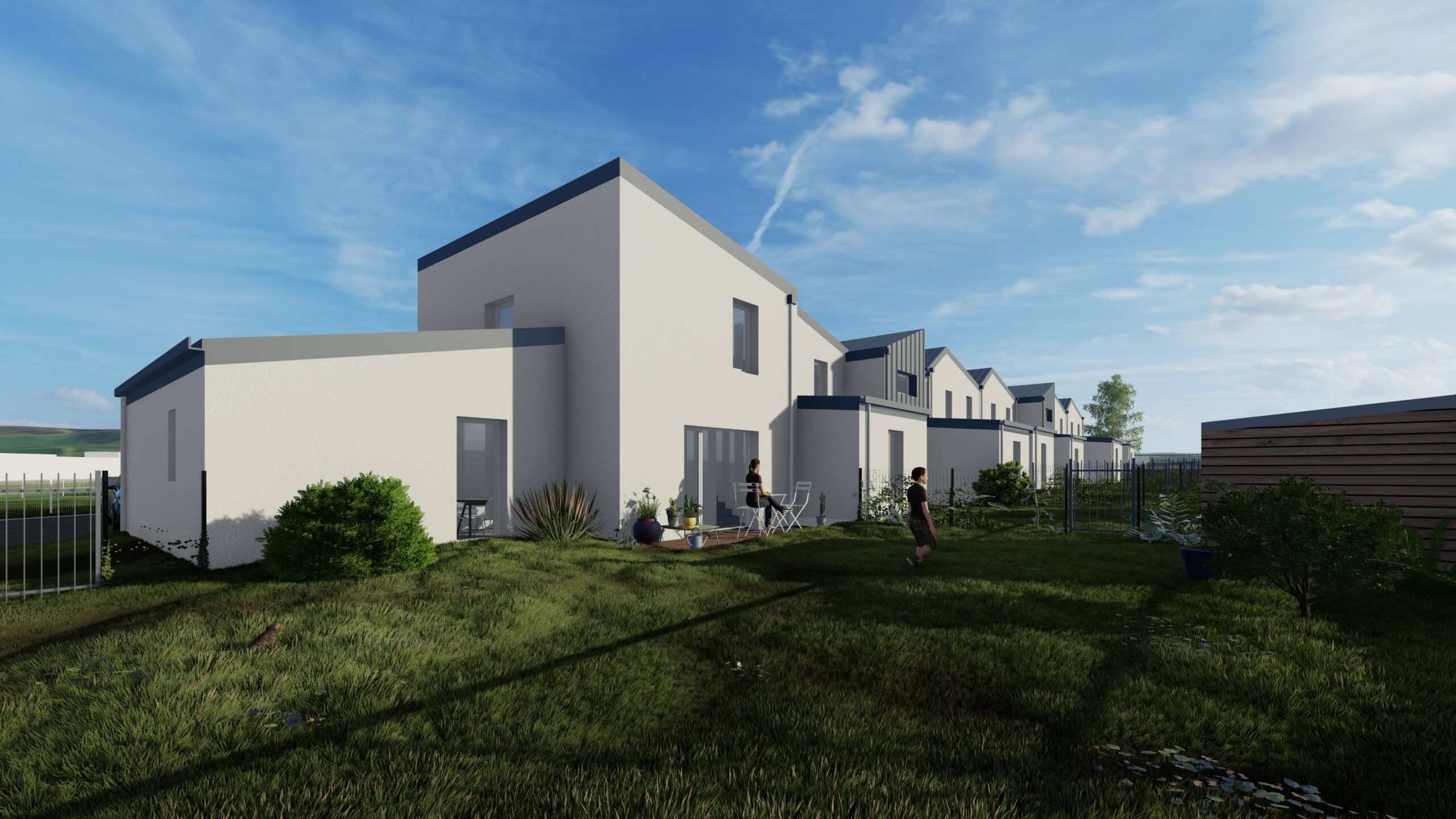 Jardins Gendarmerie et logements - le Hom