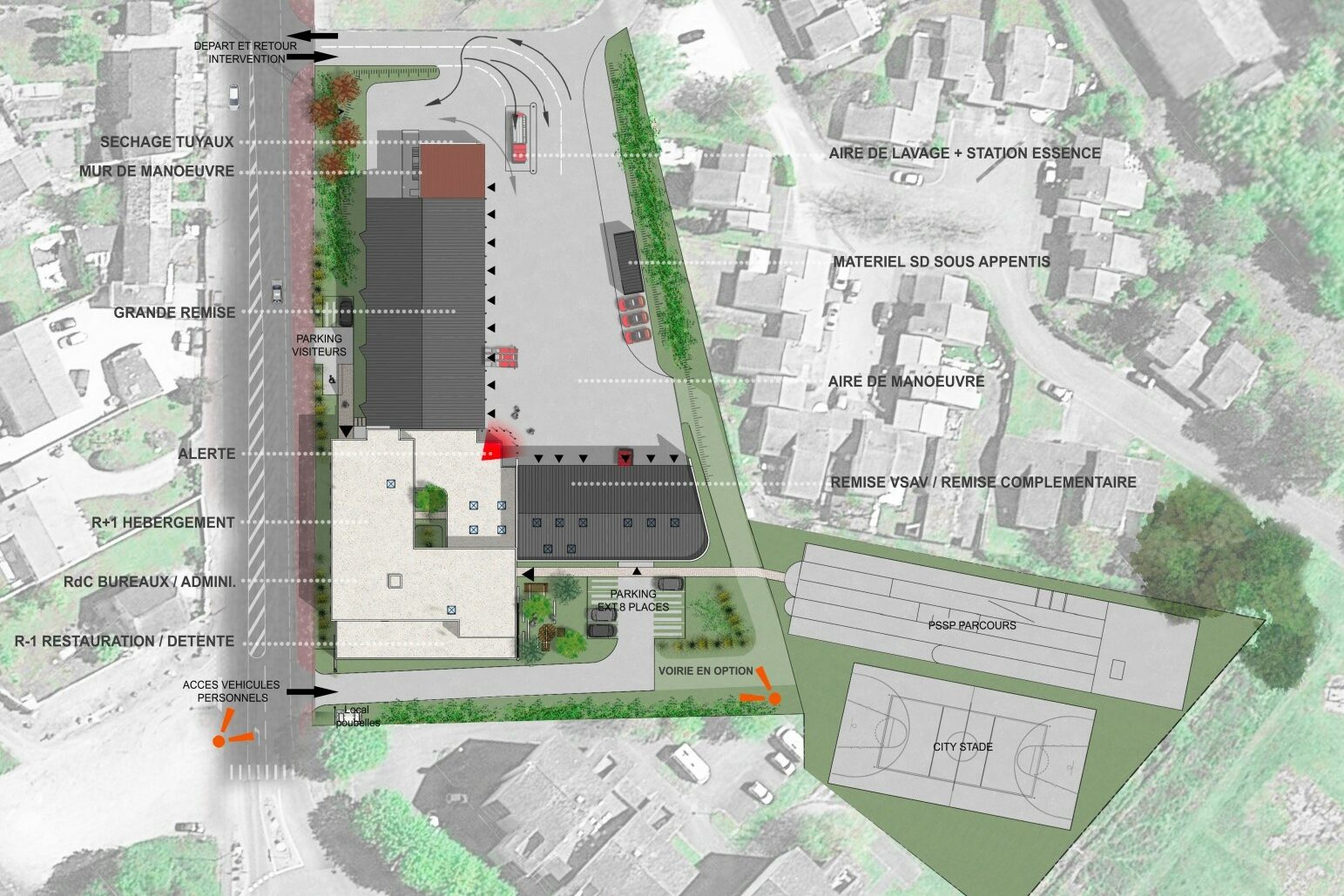 CIS La Couronne - Plan masse