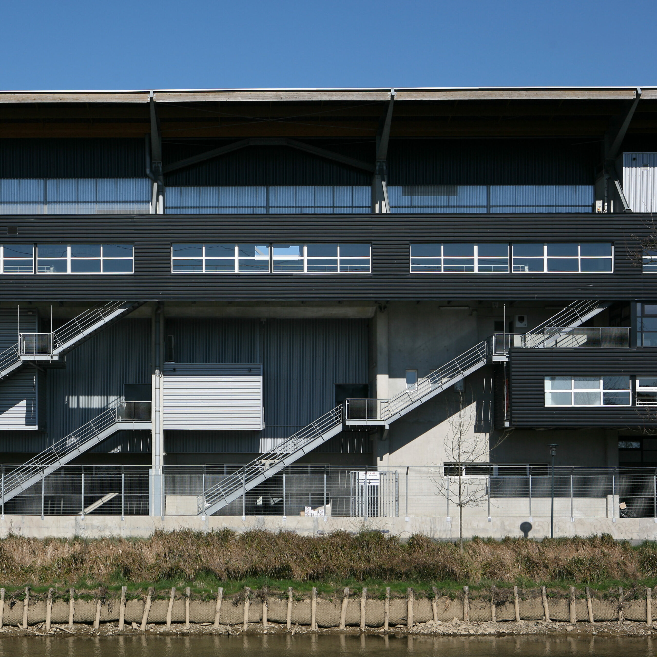 Roazhon Park Stade Rennais - Vue rapprochée tribune vilaine