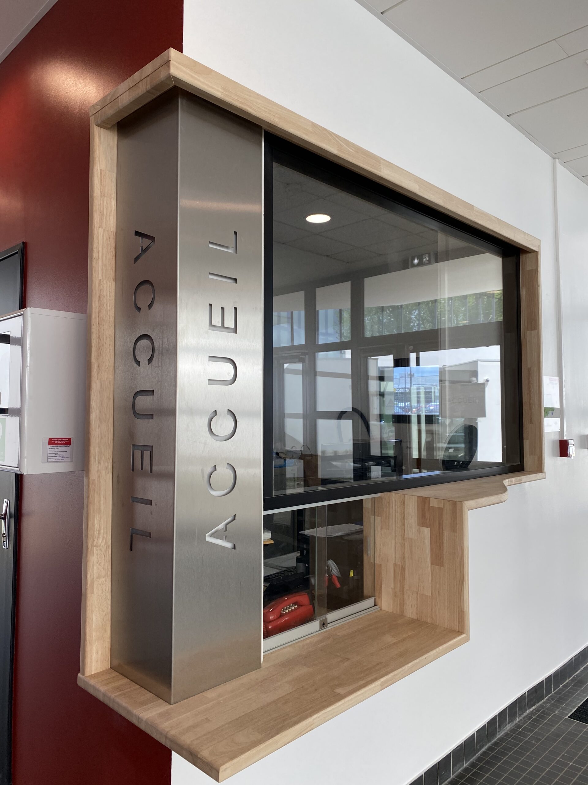 Université d'Évreux site Tilly - Vue accueil